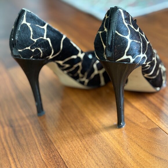 Nine West peeptoe heels, size 6.5 - Picture 3 of 4